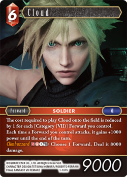 Final Fantasy 1-187S Cloud