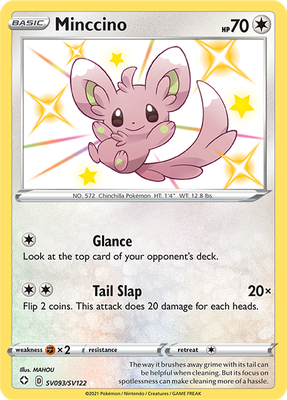 SWSH Shining Fates SV093/SV122 Minccino