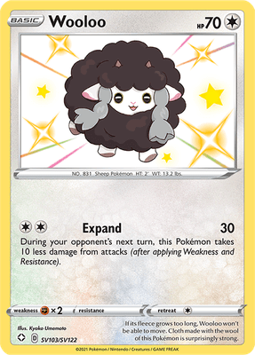 SWSH Shining Fates SV103/SV122 Wooloo