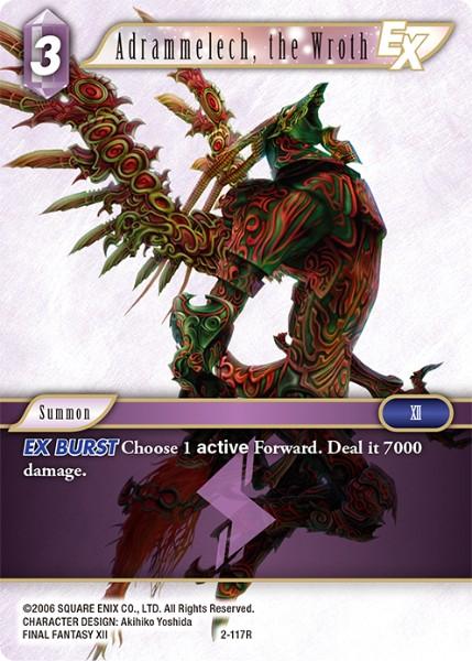 Final Fantasy 2-117R Adrammelech, the Wroth