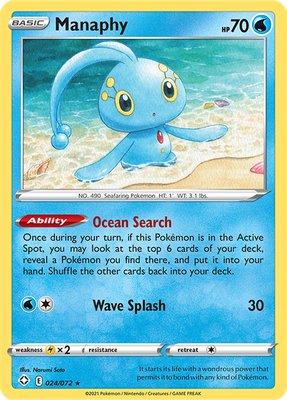 SWSH Shining Fates 024/072 Manaphy