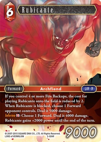 Final Fantasy 3-024R Rubicante