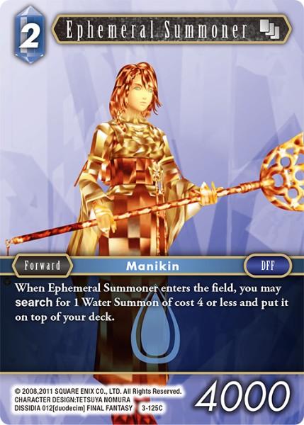 Final Fantasy 3-125C Ephemeral Summoner