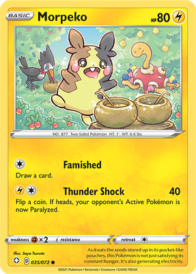 SWSH Shining Fates 035/072 Morpeko