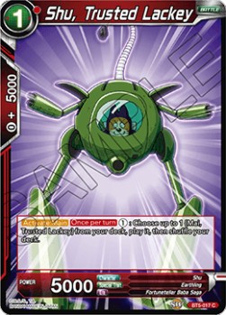 DBS Miraculous Revival BT5-017 Shu, Trusted Lackey Foil