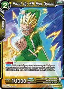 DBS Miraculous Revival BT5-082 Fired Up SS Son Gohan Foil