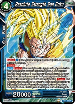 DBS Miraculous Revival BT5-030 Resolute Strength Son Goku Foil