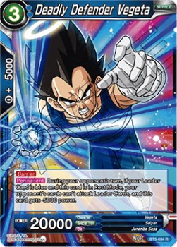 DBS Miraculous Revival BT5-034 Deadly Defender Vegeta Foil