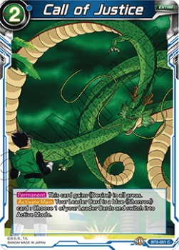DBS Miraculous Revival BT5-051 Call of Justice Foil