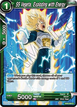 DBS Destroyer Kings BT6-056 SS Vegeta, Exploding with Energy Foil