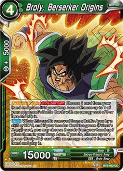 DBS Destroyer Kings BT6-062 Broly, Berserker Origins Foil