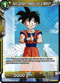 DBS Destroyer Kings BT6-084 Son Gohan, Ready for a Match Foil