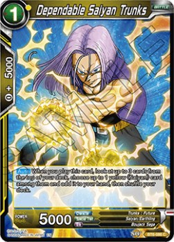 DBS Destroyer Kings BT6-086 Dependable Saiyan Trunks Foil