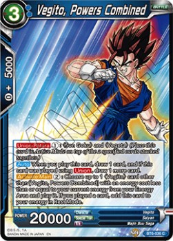 DBS Destroyer Kings BT6-036 Vegito, Powers Combined Foil