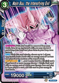 DBS Destroyer Kings BT6-043 Majin Buu, the Intensifying Evil Foil