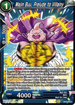 DBS Destroyer Kings BT6-046 Majin Buu, Prelude to Villainy Foil
