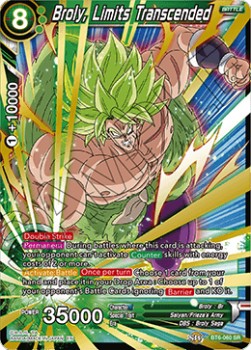 DBS Destroyer Kings BT6-060 Broly, Limits Transcended (SR)