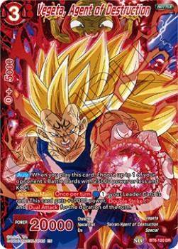 DBS Destroyer Kings BT6-120 Vegeta, Agent of Destruction (DR)