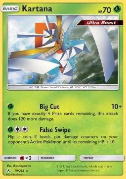 SM Unbroken Bonds 019/214 Kartana Holo Rare