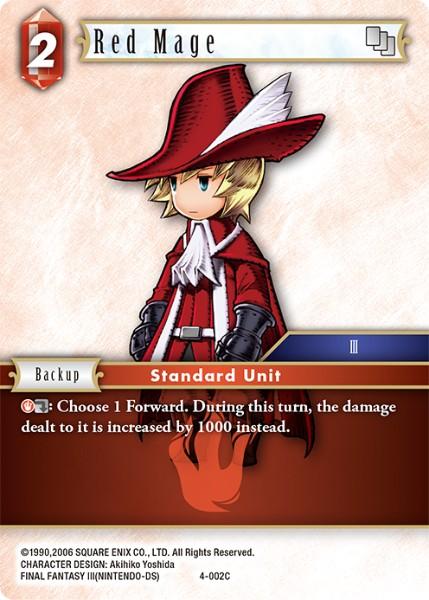 Final Fantasy 4-002C Red Mage