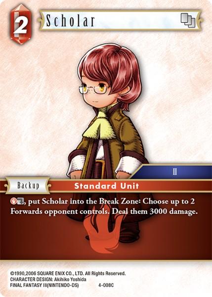 Final Fantasy 4-008C Scholar