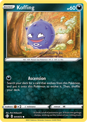 SWSH Shining Fates 041/072 Koffing