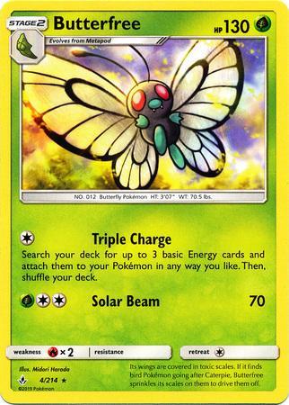 SM Unbroken Bonds 004/214 Butterfree
