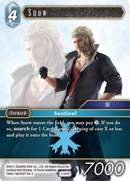 Final Fantasy 5-041R Snow
