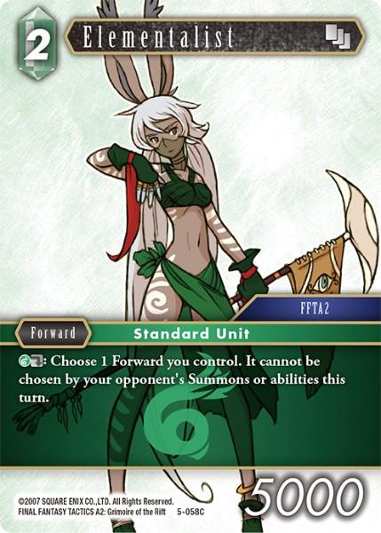 Final Fantasy 5-058C Elementalist