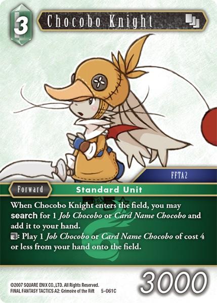 Final Fantasy 5-061C Chocobo Knight
