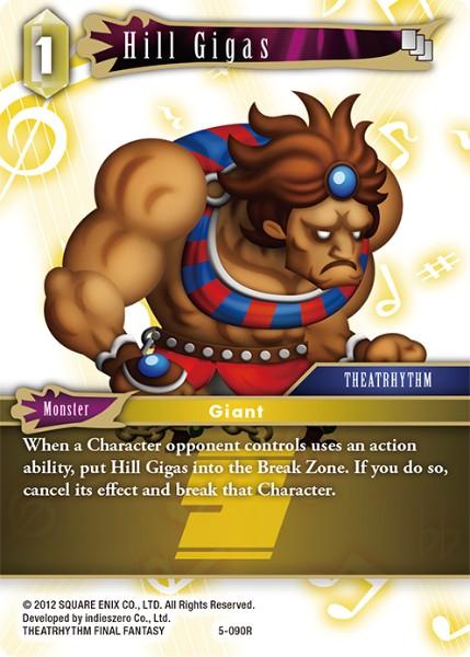 Final Fantasy 5-090R Hill Gigas