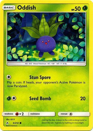 SM Unbroken Bonds 005/214 Oddish
