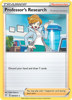 SWSH Shining Fates 060/072 Professor's Research Reverse Holo