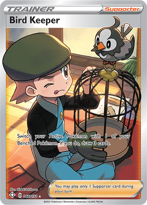 SWSH Shining Fates 066/072 Bird Keeper Full Art