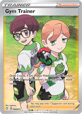 SWSH Shining Fates 068/072 Gym Trainer Full Art