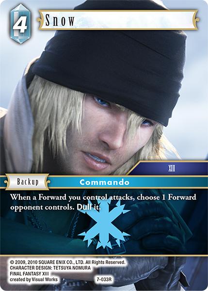 Final Fantasy 7-033R Snow