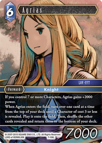 Final Fantasy 7-106L Agrias