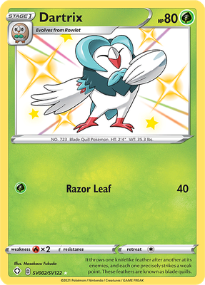 SWSH Shining Fates SV002/SV122 Dartrix