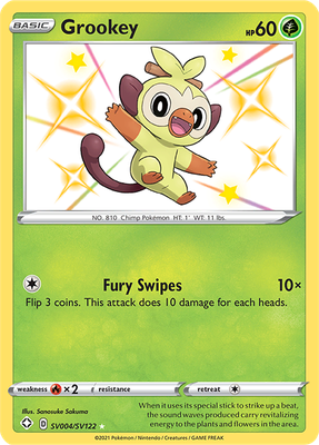 SWSH Shining Fates SV004/SV122 Grookey