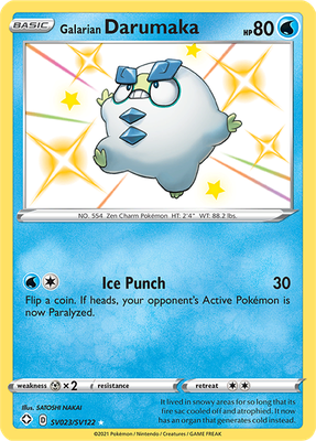 SWSH Shining Fates SV023/SV122 Galarian Darumaka