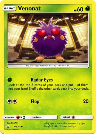 SM Unbroken Bonds 009/214 Venonat