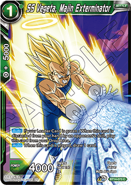 DBS Cross Spirits BT14-073 SS Vegeta, Majin Exterminator Foil