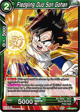 DBS Clash of Fates TB3-038 Fledgling Duo Son Gohan