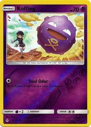 SM Unbroken Bonds 073/214 Koffing Reverse Holo
