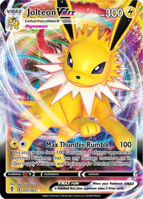 SWSH Evolving Skies 051/203 Jolteon Vmax