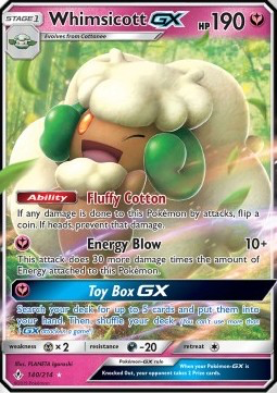 SM Unbroken Bonds 140/214 Whimsicott GX