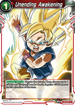 DBS Cross Worlds BT3-027 Unending Awakening Foil