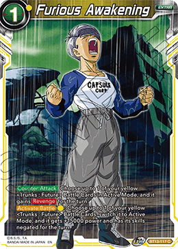 DBS Supreme Rivalry BT13-117 Furious Awakening Foil