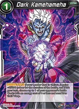 DBS Colossal Warfare BT4-121 Dark Kamehameha Foil