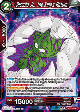 DBS Draft Box 6: Giant's Force DB3-021 Piccolo Jr., the King's Return